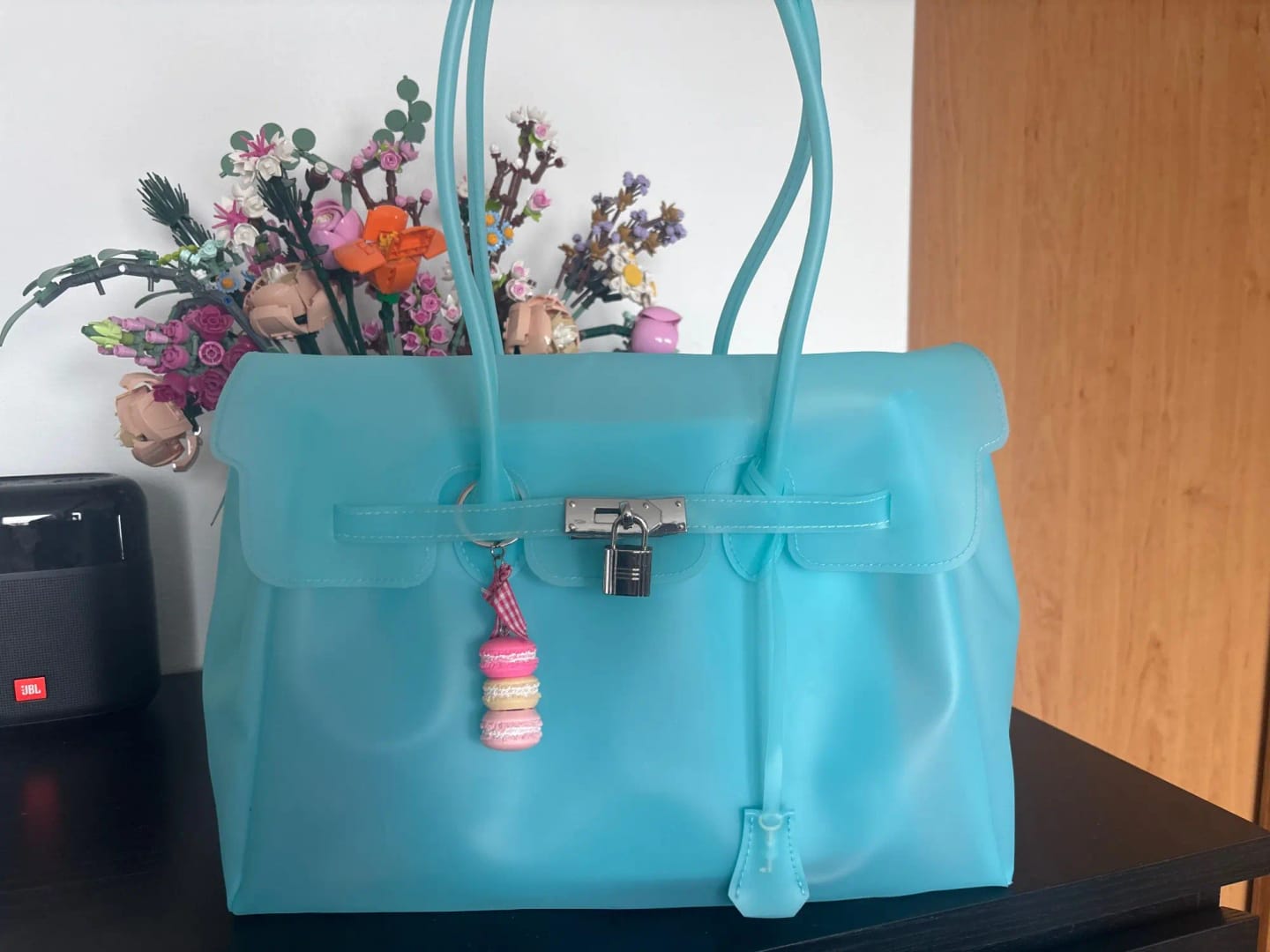 Customer photo review of Alicia Structured Top Handle Satchel