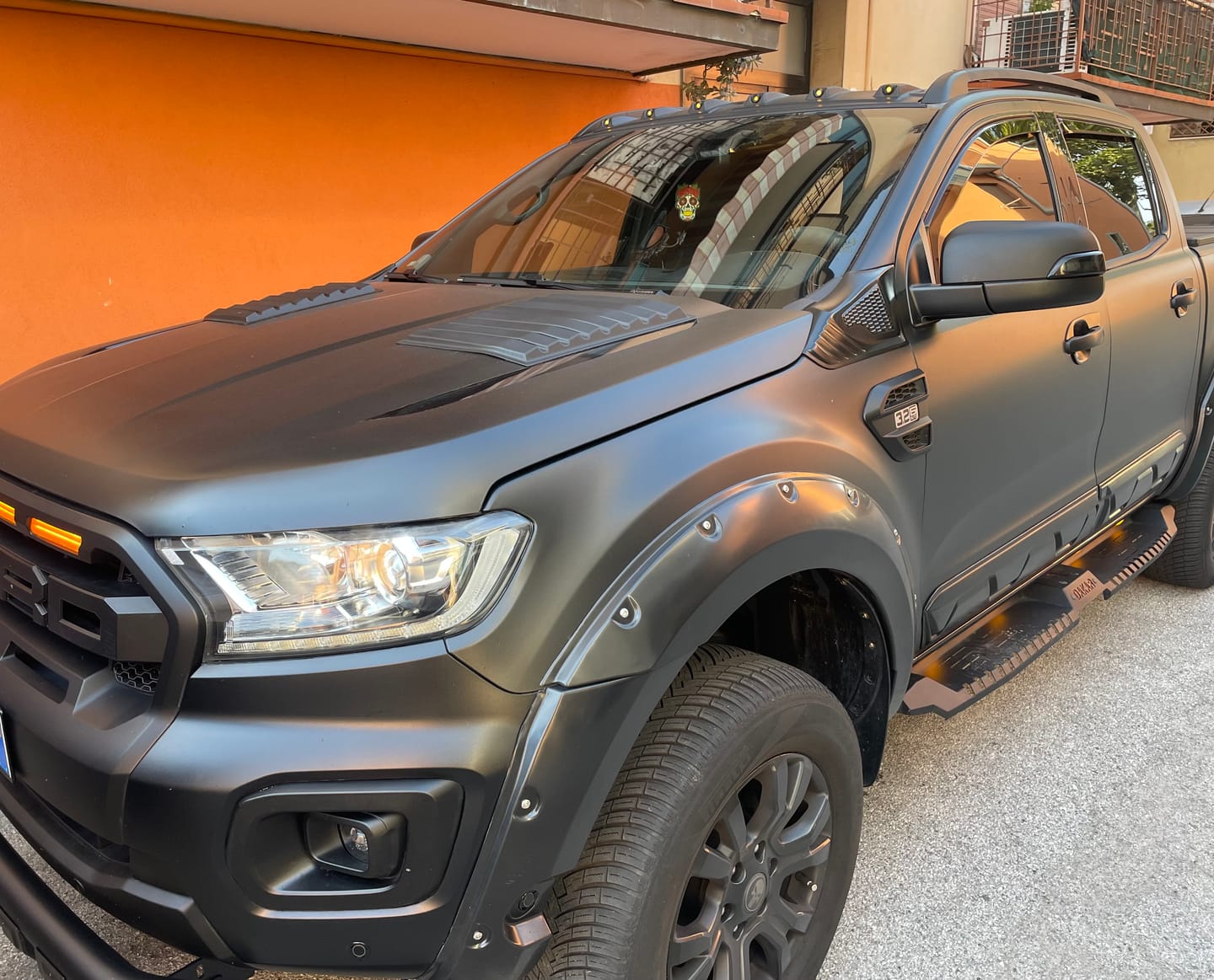 Customer photo review of Ultra Matte Black Vinyl Wrap
