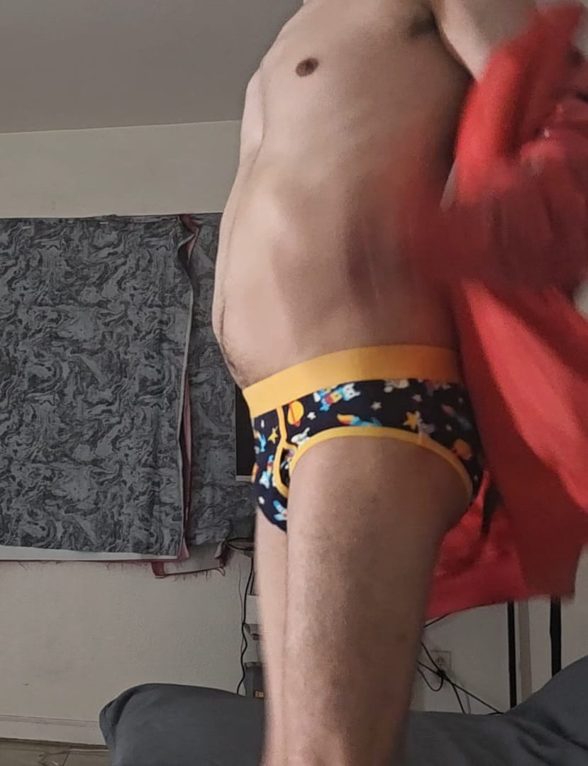 Customer photo review of NEW Men's Little Kid "Blast Off" Design Briefs (Collection #5)