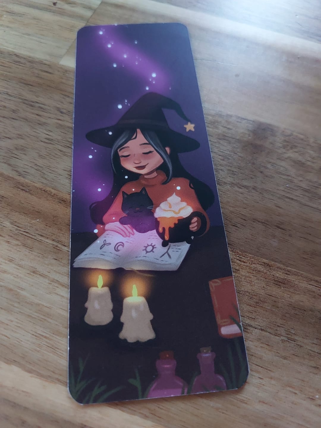 Customer photo review of MoonElly Lesezeichen – Witchy & Cozy (6 Varianten)