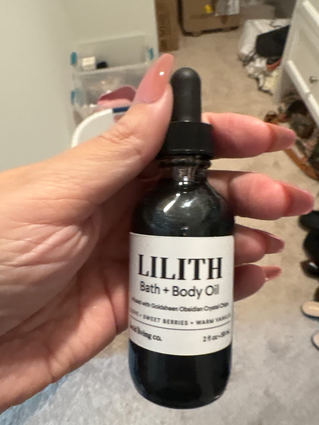 Customer photo review of LILITH Bath & Body Oil