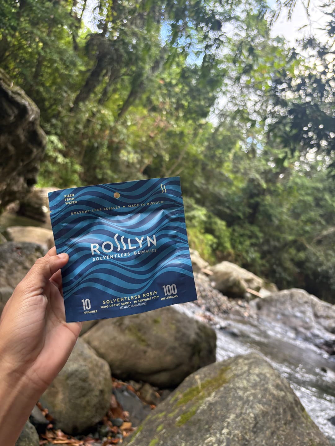 Customer photo review of Solventless Live Rosin Gummies