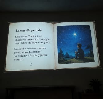 Customer photo review of Proyector Lectura