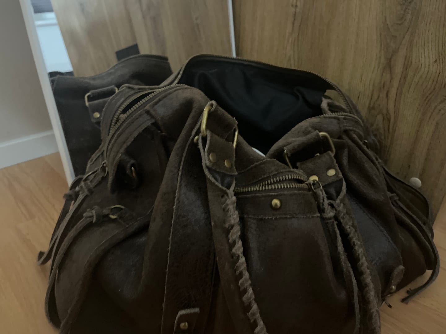 Customer photo review of It girl bag espresso martini