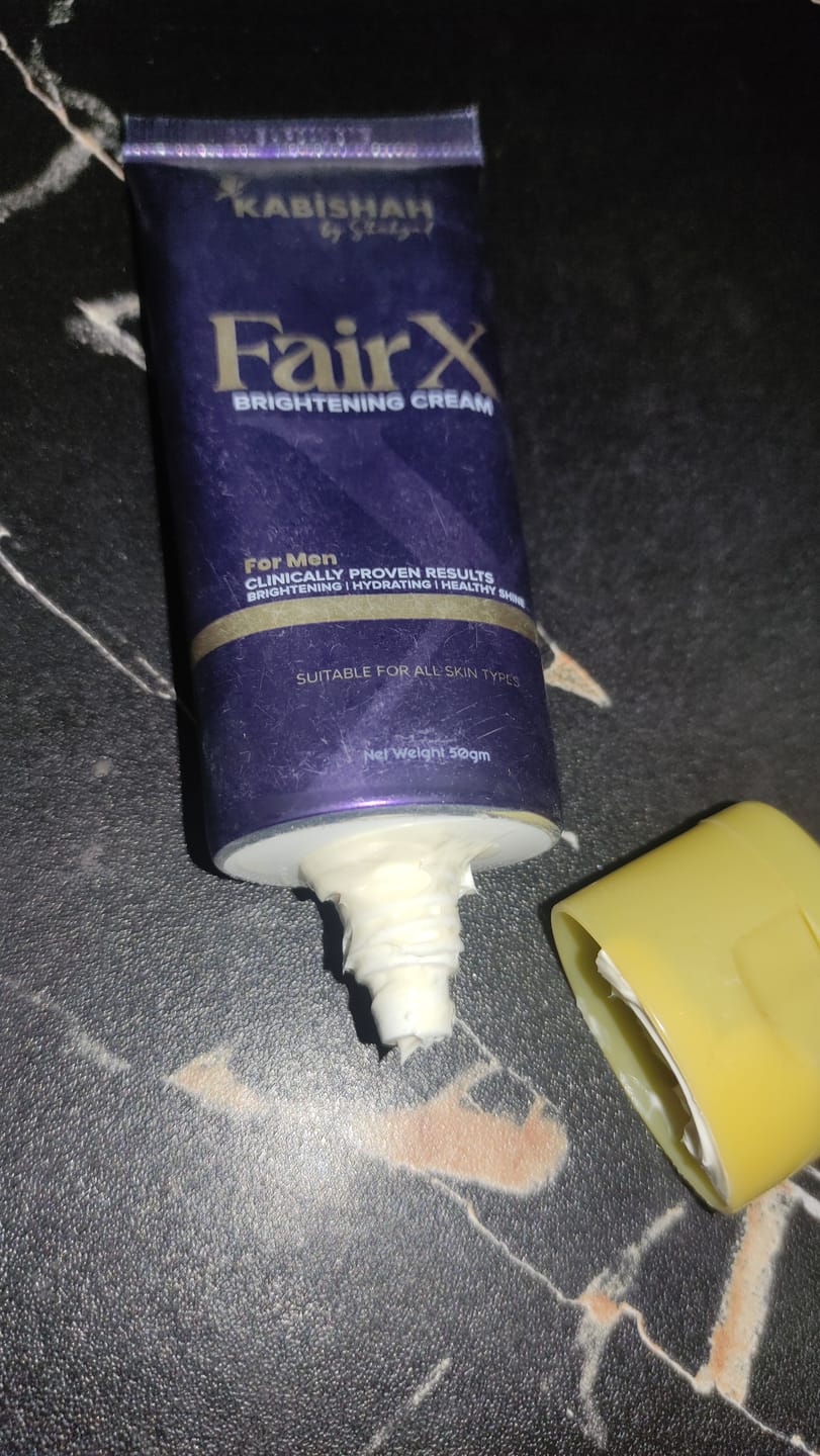 Customer photo review of Men's FairX Brightening Cream