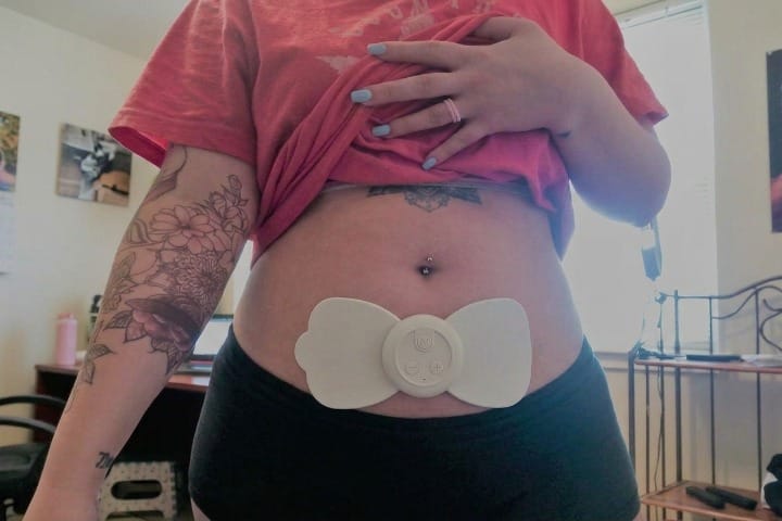 Customer photo review of FemmaBelle™ Dispositivo per il sollievo istantaneo dal dolore mestruale