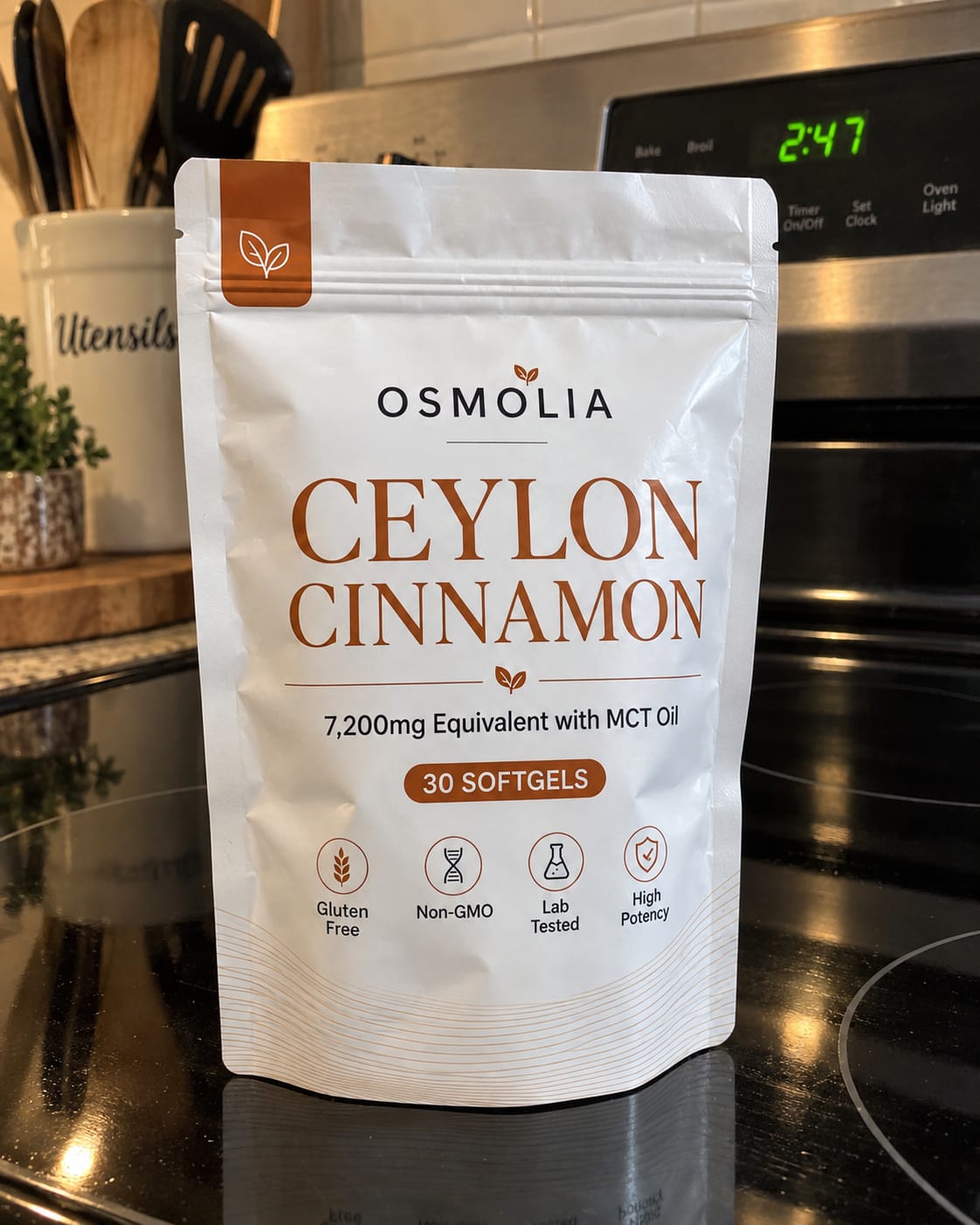Customer photo review of Ceylon Cinnamon 7,200mg with MCT Oil