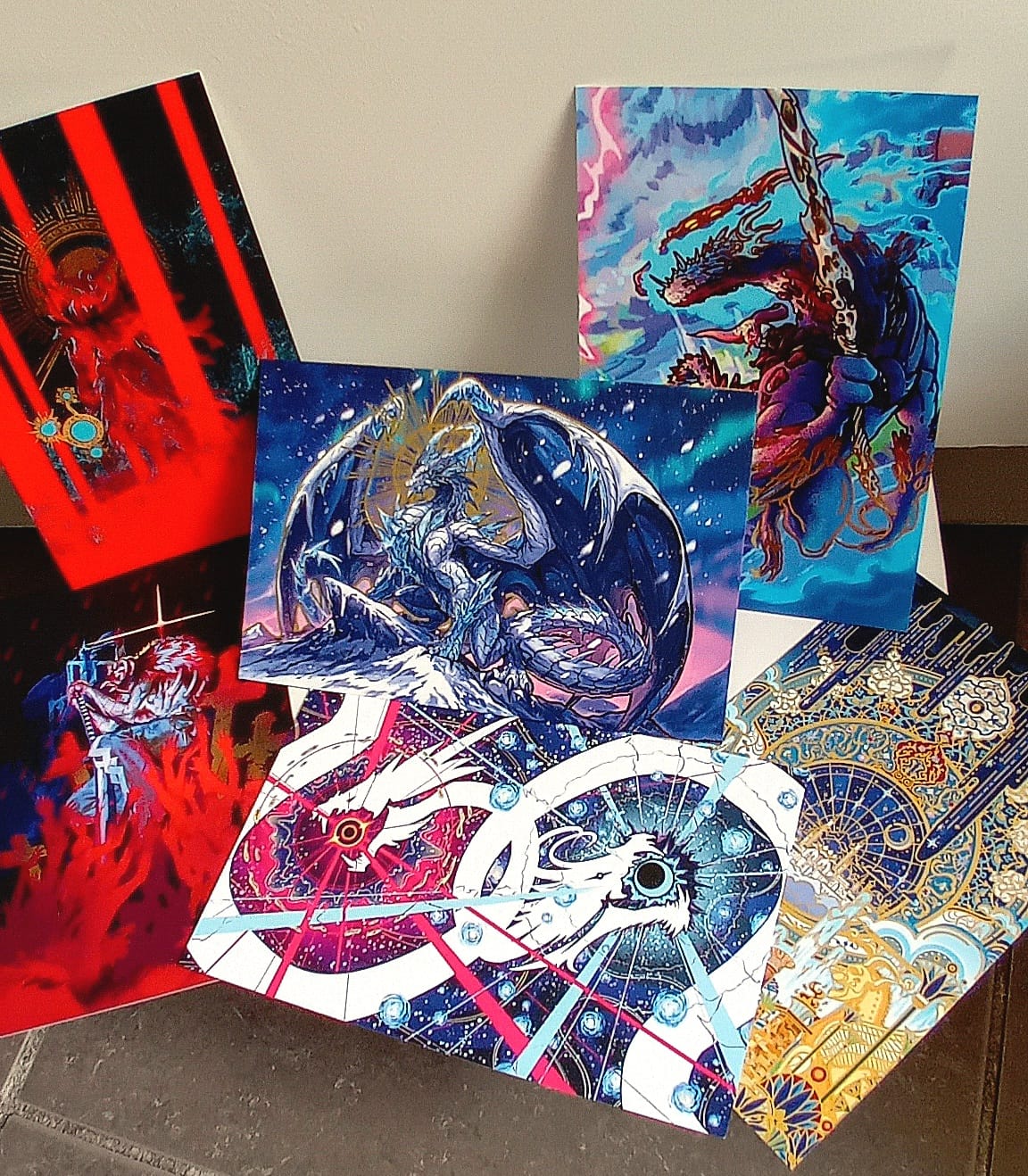 Customer photo review of Lot de cartes postales