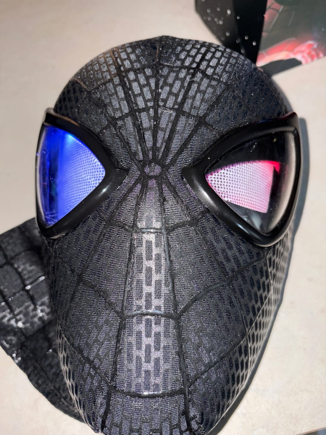 Customer photo review of [NEW] Spidey Gear™ Amazing Venom Mask