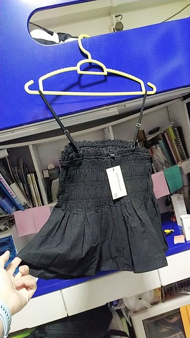 Customer photo review of Smocked 3-Tiered Spaghetti Top