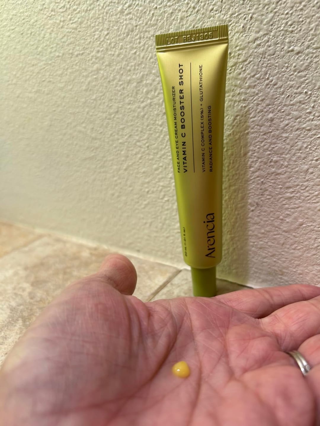 Customer photo review of Arencia Vitamin C Booster Shot