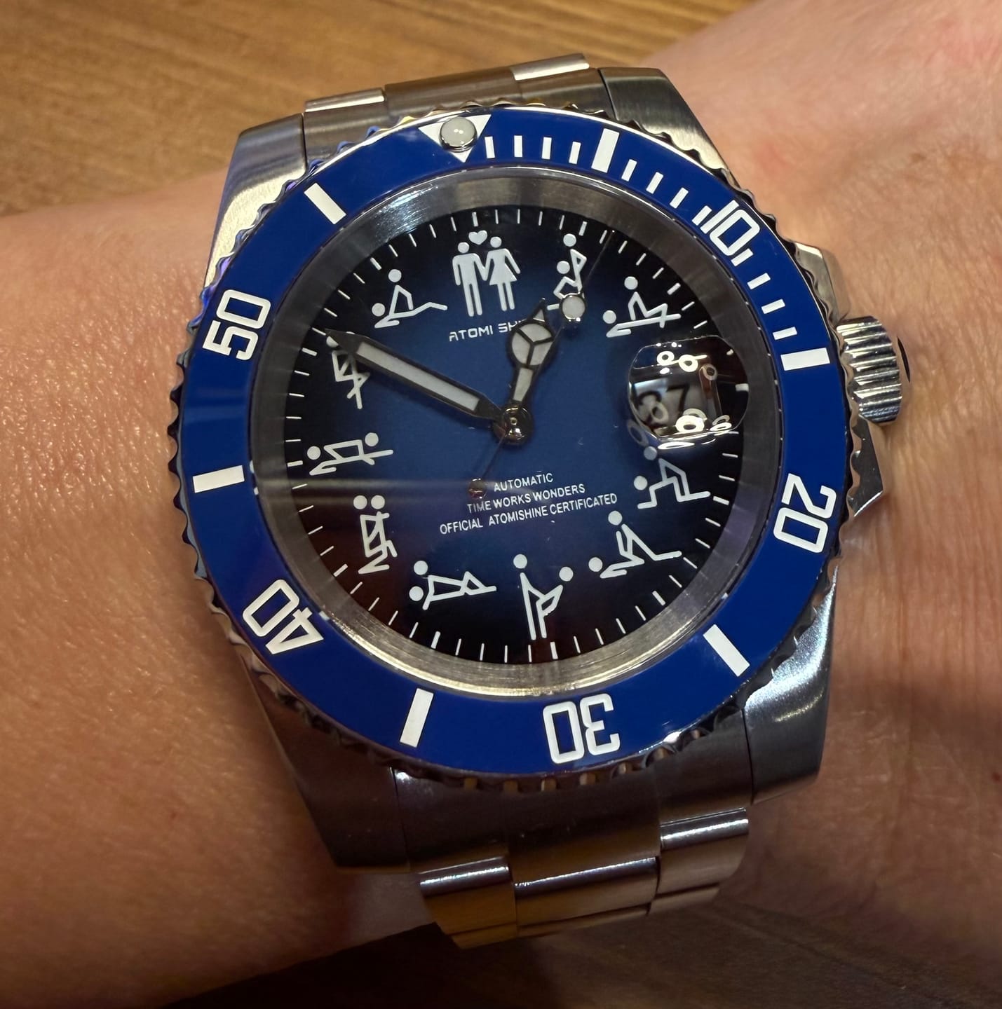 Customer photo review of HYDROCORE CLASSIC WATCH