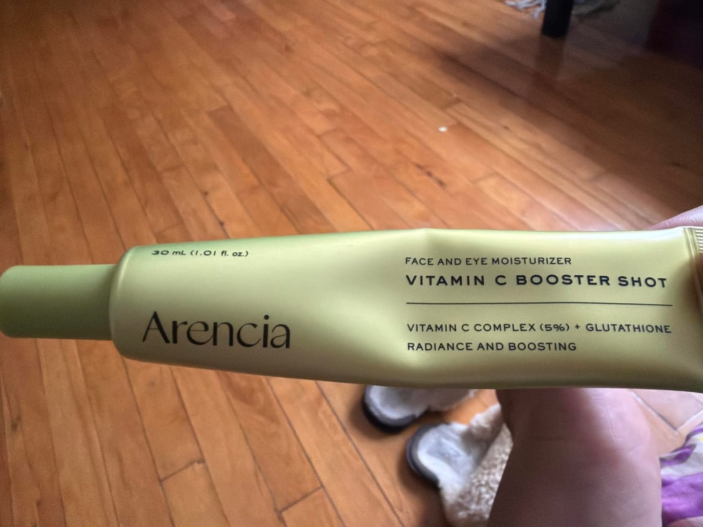 Customer photo review of Arencia Vitamin C Booster Shot