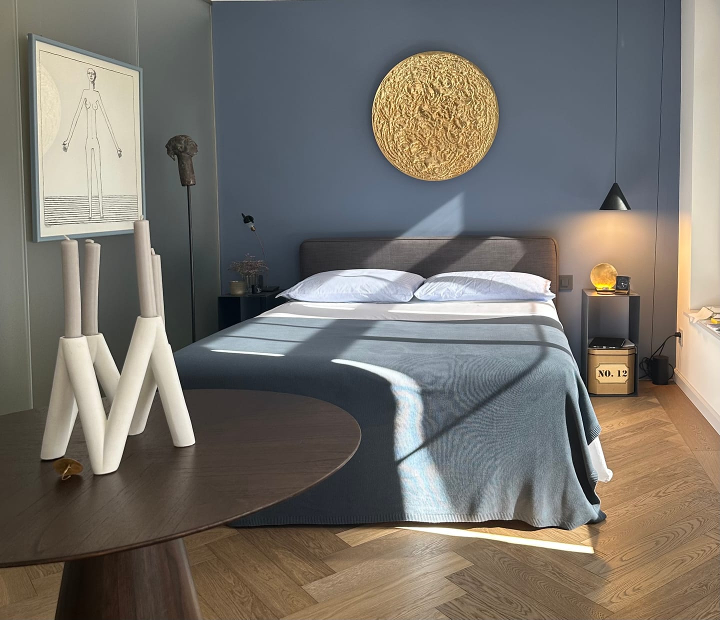 Customer photo review of PERL, Designer Tisch, runder Esstisch 80 cm Holz