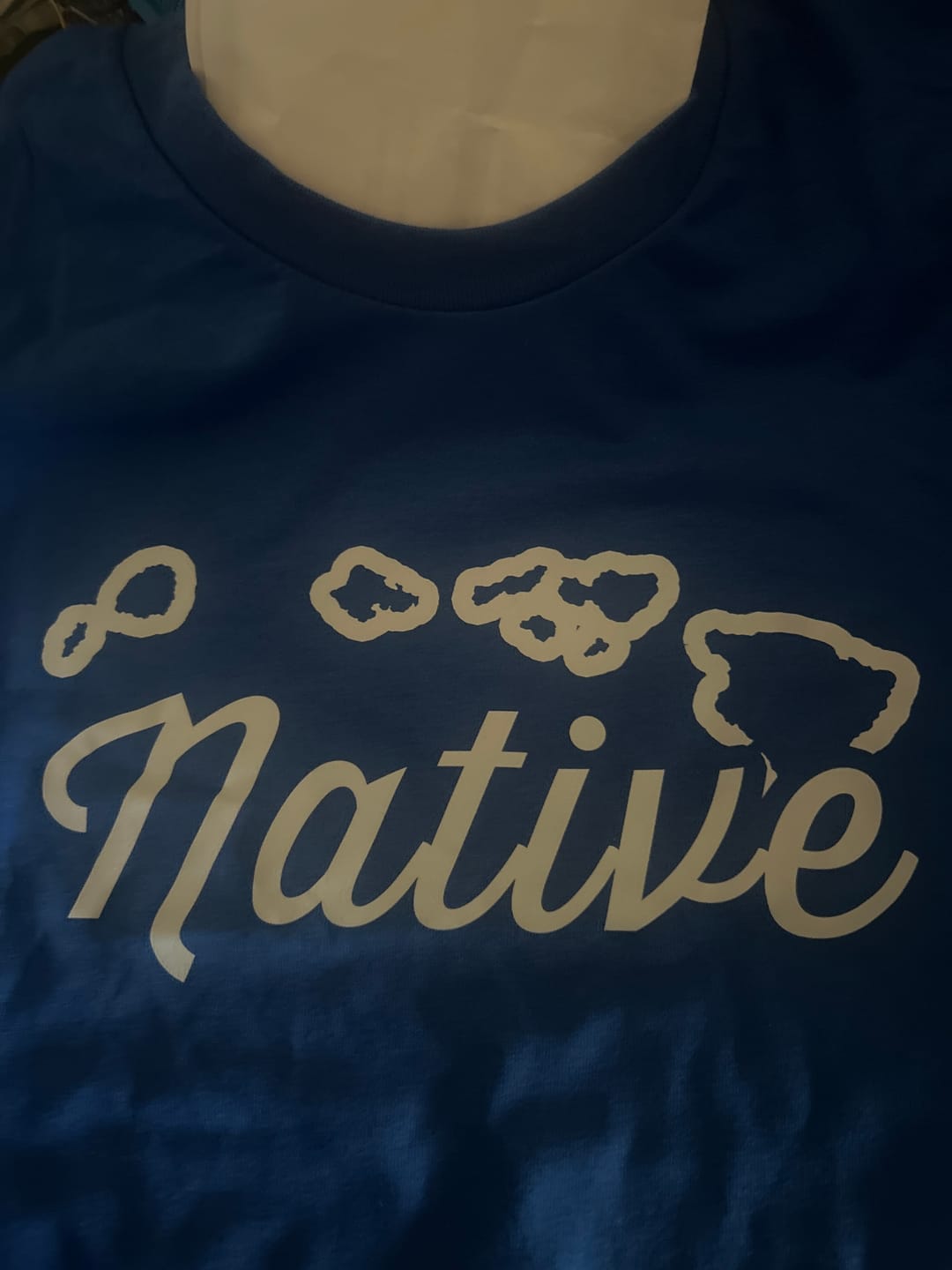 Customer photo review of Hawaii Native T-Shirt