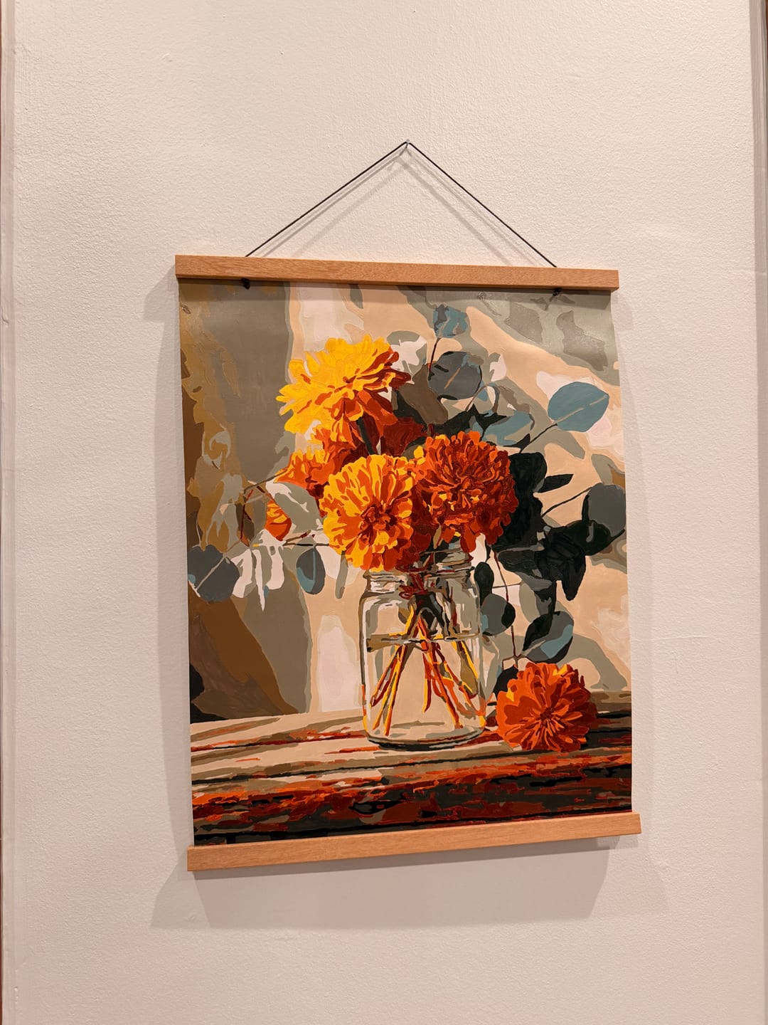 Customer photo review of Marigold bouquet | Paint by Number