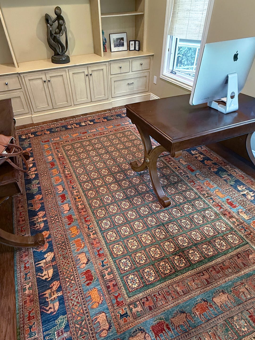 Customer photo review of Pazyryk • Handmade Area Rug (8'9"x11'10")