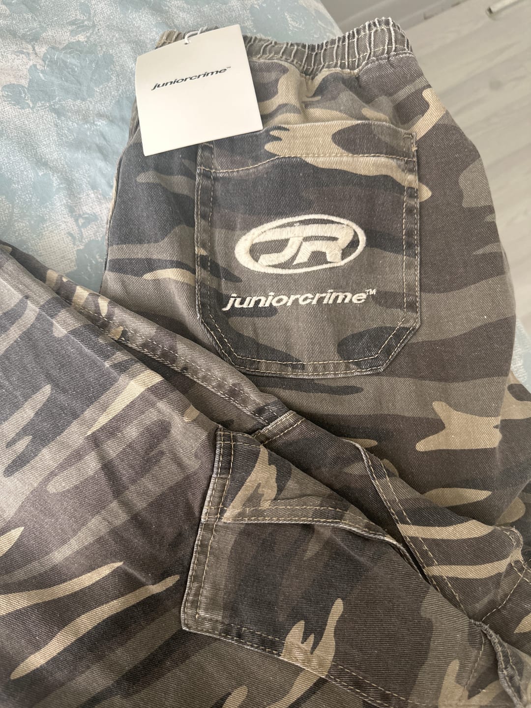 Customer photo review of JR Logo Kamuflaj Desenli Low Waist Baggy Pantolon