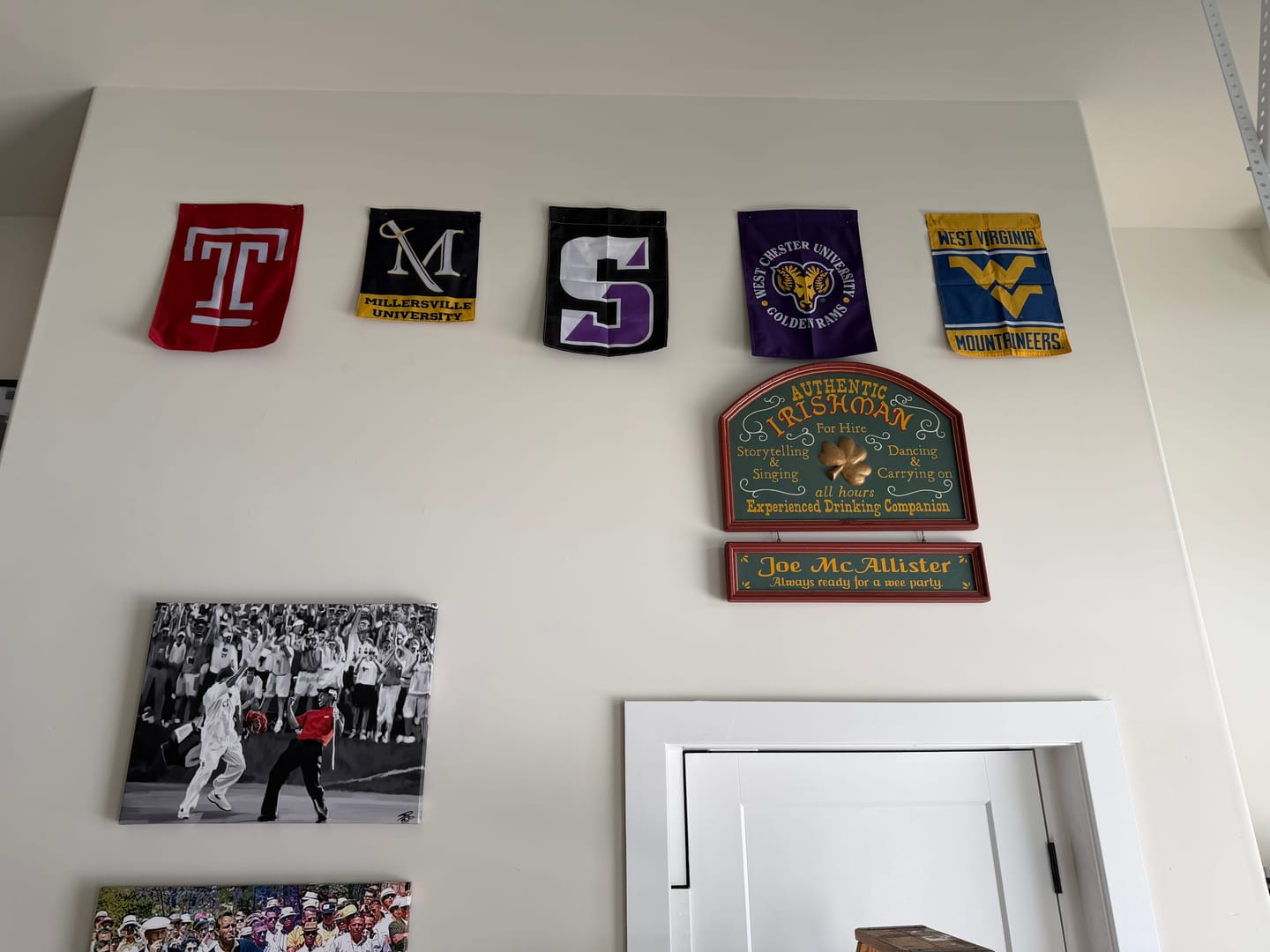 Customer photo review of Hogan and Palmer Cig Break Wall Art