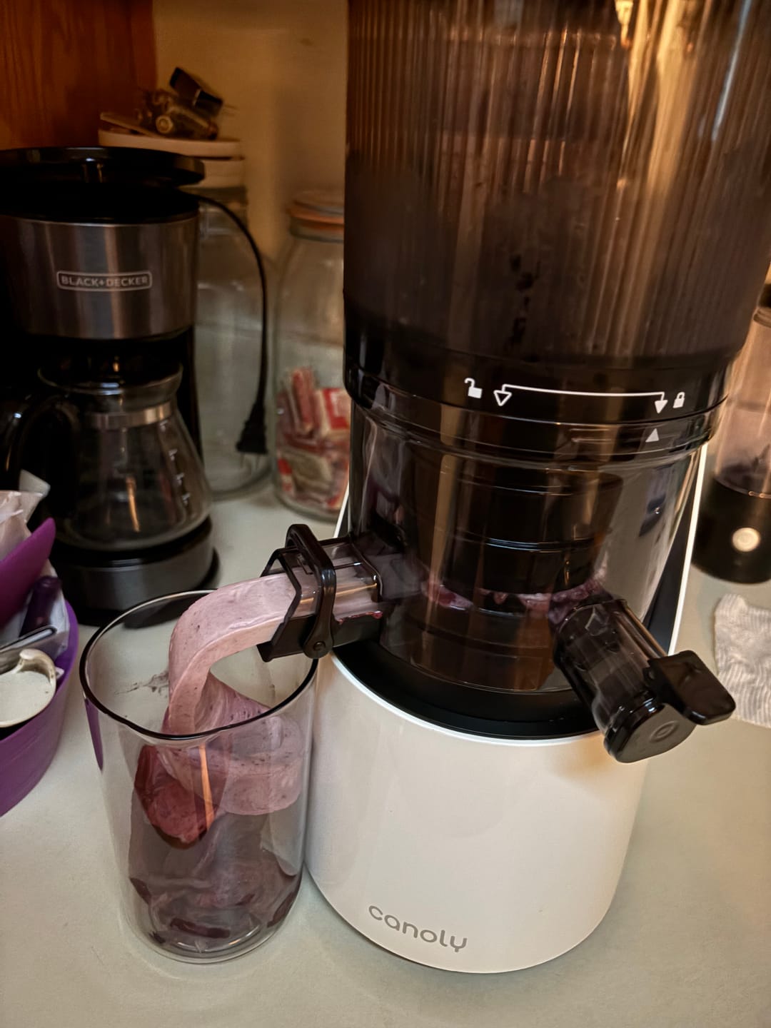 Customer photo review of Canoly 3-in-1 Cold Press Juicer C16