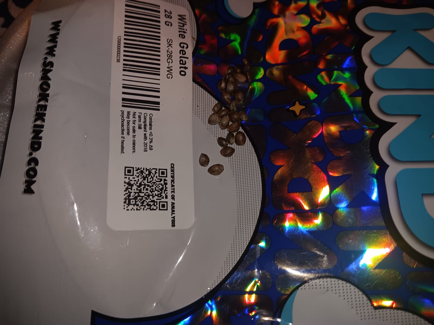 Customer photo review of White Gelato - 28 Grams - Indica