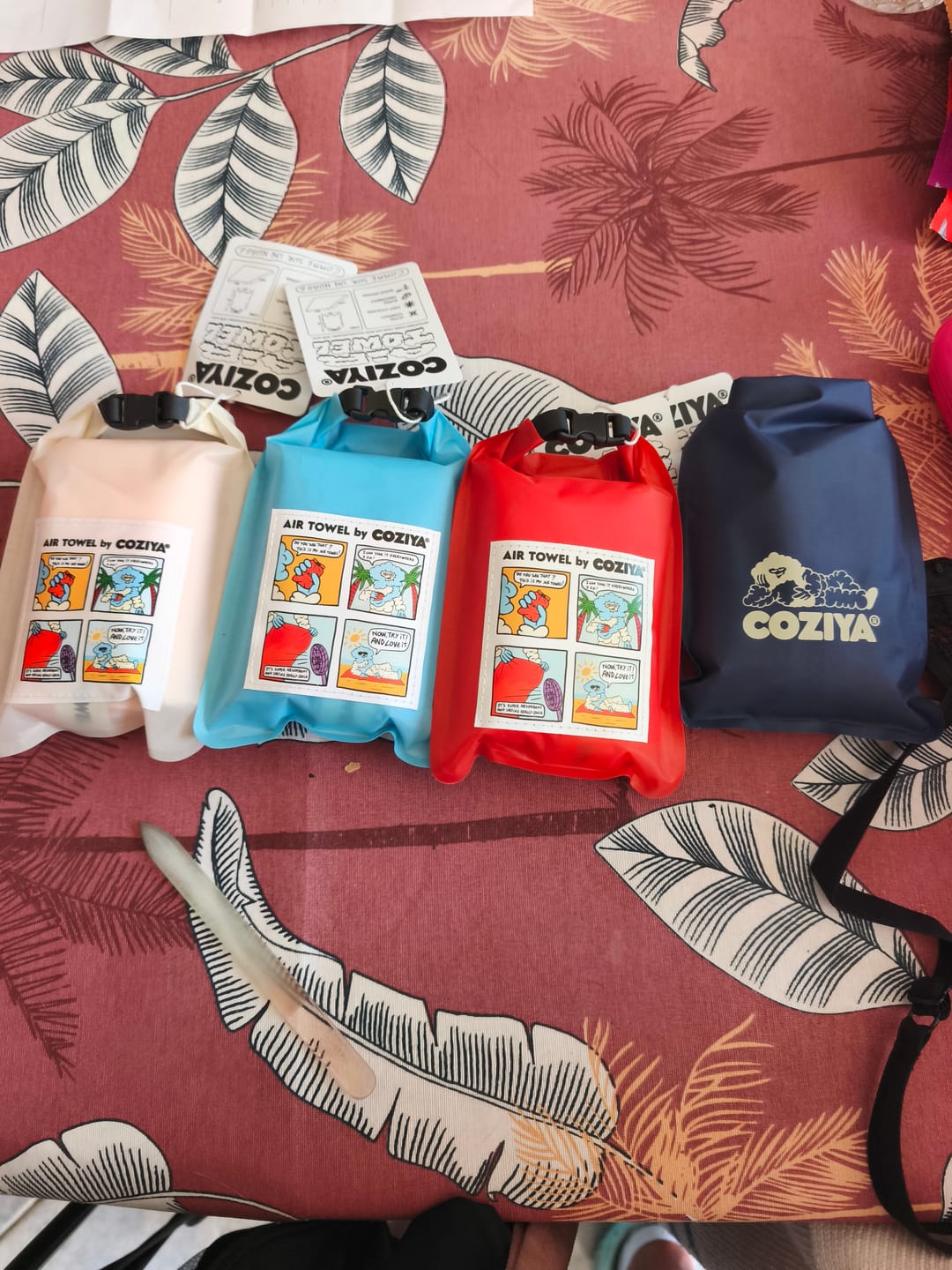 Customer photo review of Serviette microfibre compacte - Air Towel™