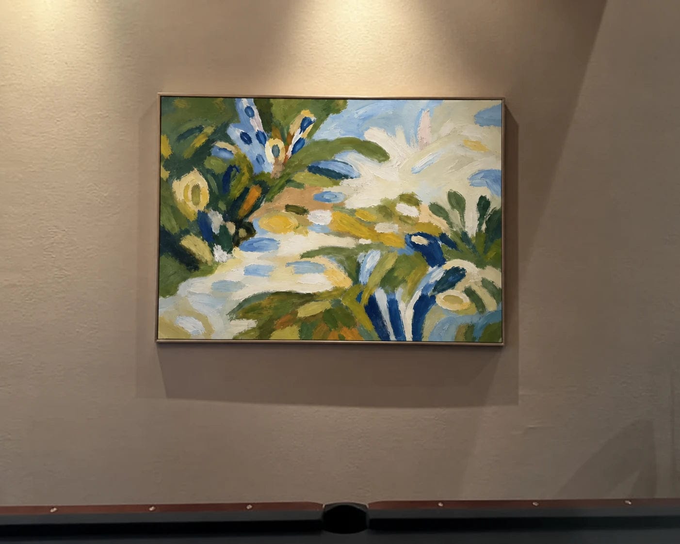 Customer photo review of Expressive Contemporary Art｜Verdant Bloom Rhythm