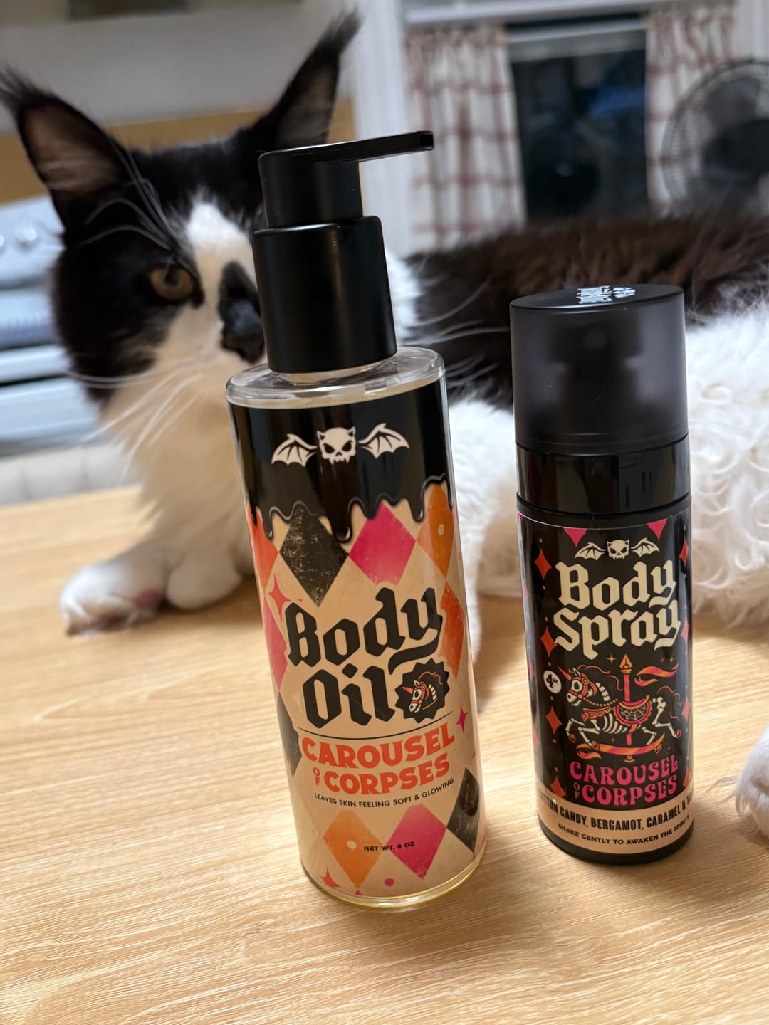 Customer photo review of Carousel Of Corpses Body Oil