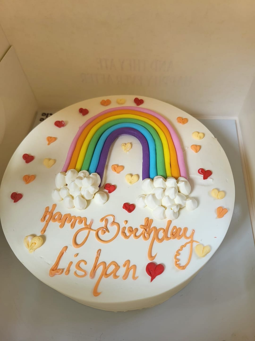 Customer photo review of Pretty Unicorn Cake