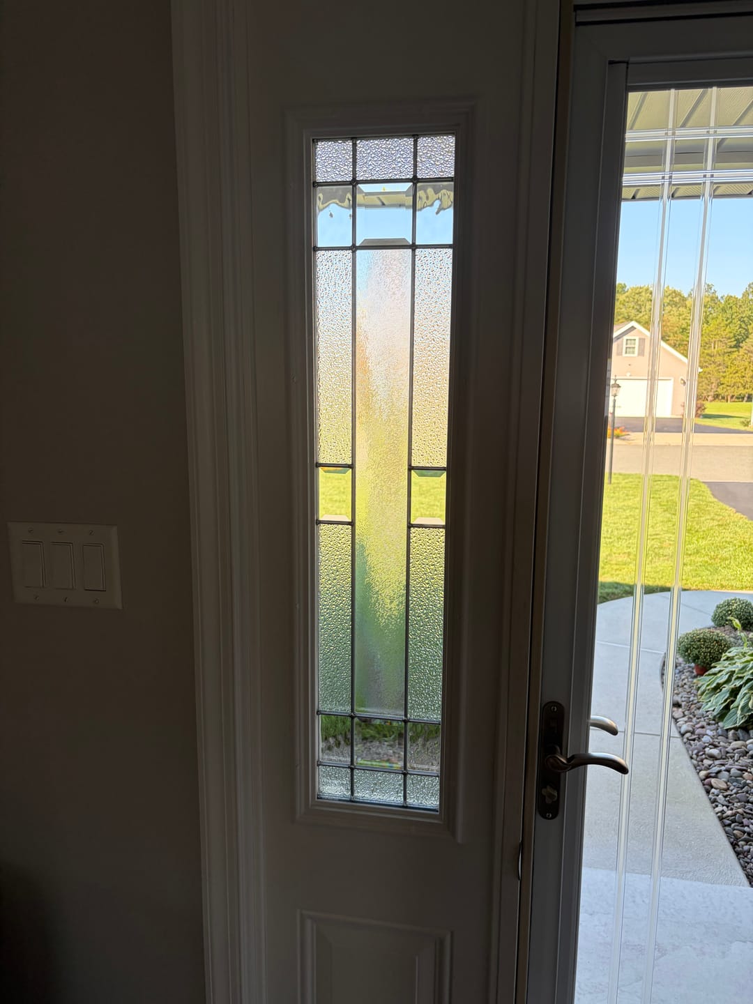 Customer photo review of Portland Glass and Frame Kit (Half Sidelite)