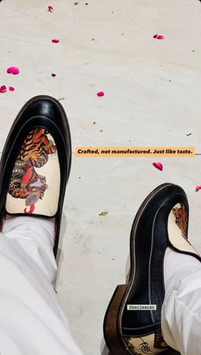 Customer photo review of सिंह (Simha) – The Regal Protector Loafers Men