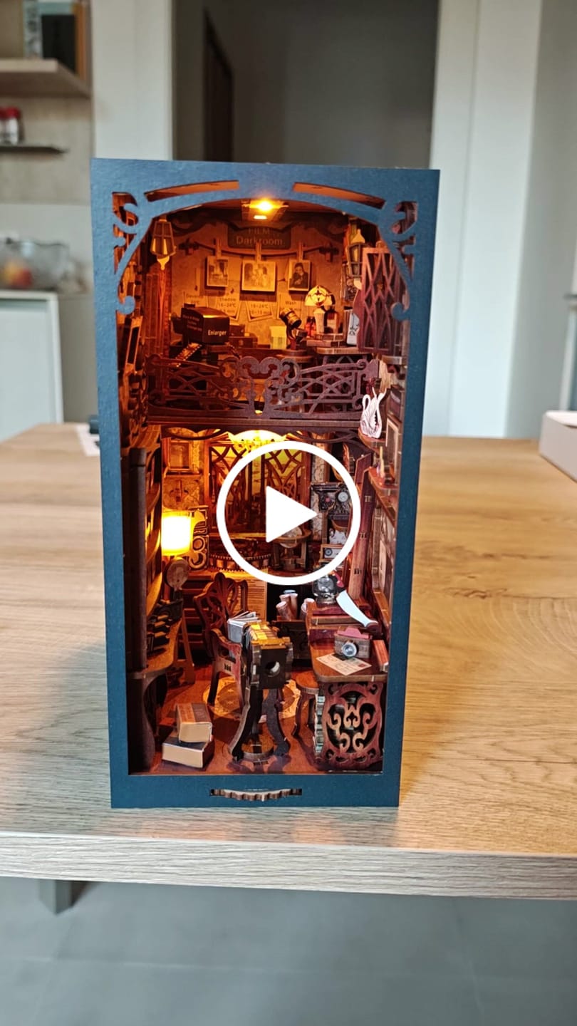 Customer video review of DIY Book Nook Kit - Film Darkroom