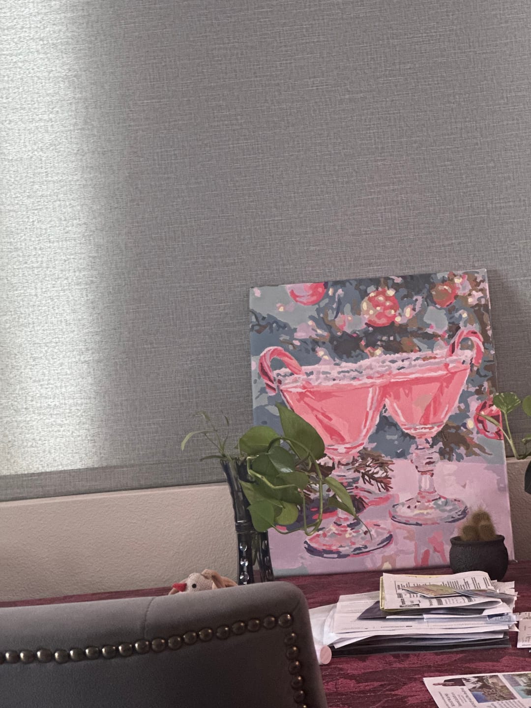 Customer photo review of Christmas Punch | Paint by Number
