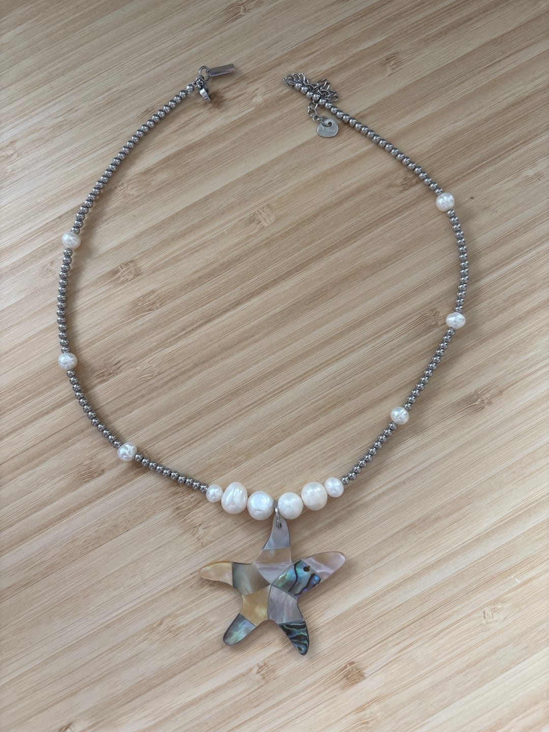 Customer photo review of ARIEL necklace silver