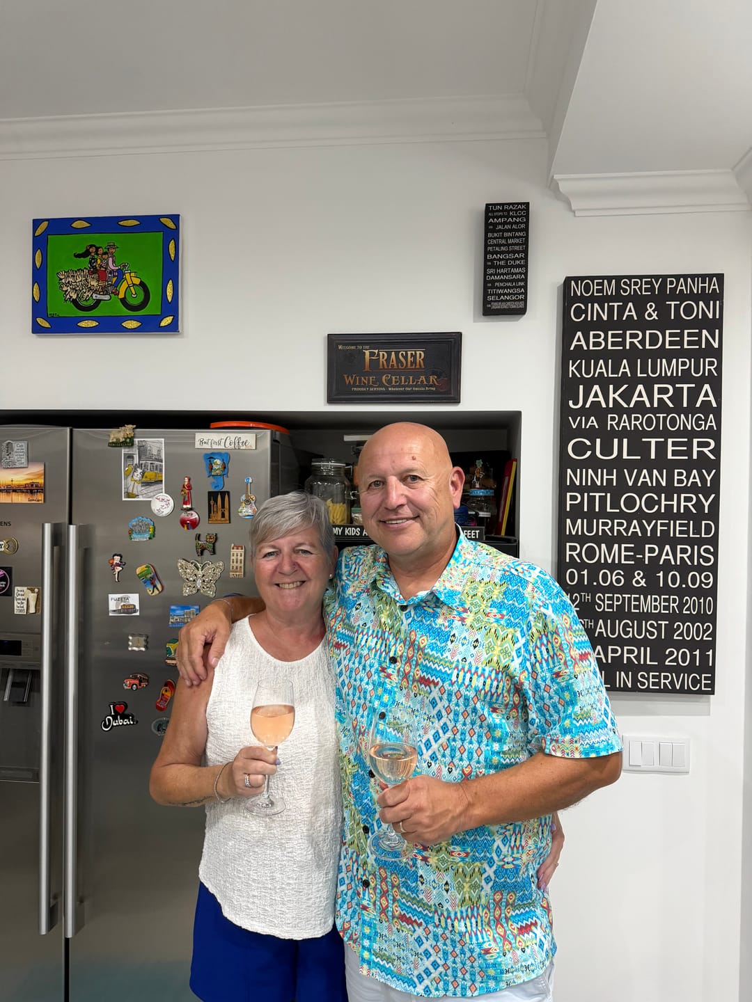 Customer photo review of Men's Boho Short Sleeve Hawaiian Shirt