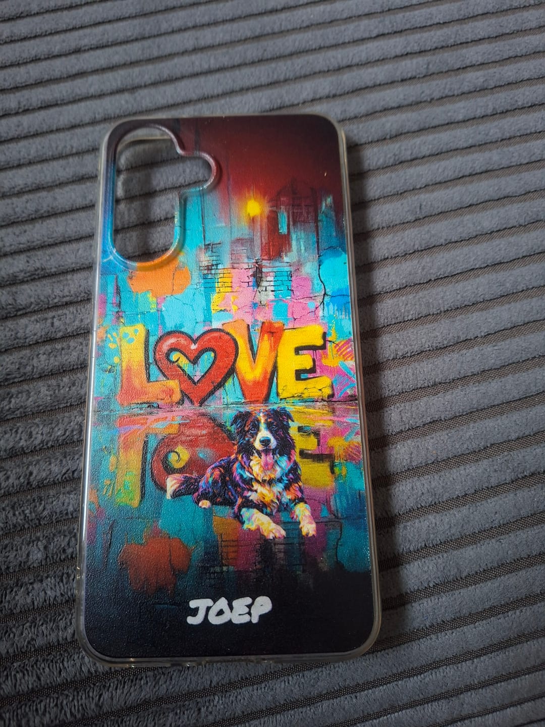 Customer photo review of Streetart - Gepersonaliseerd telefoonhoesje