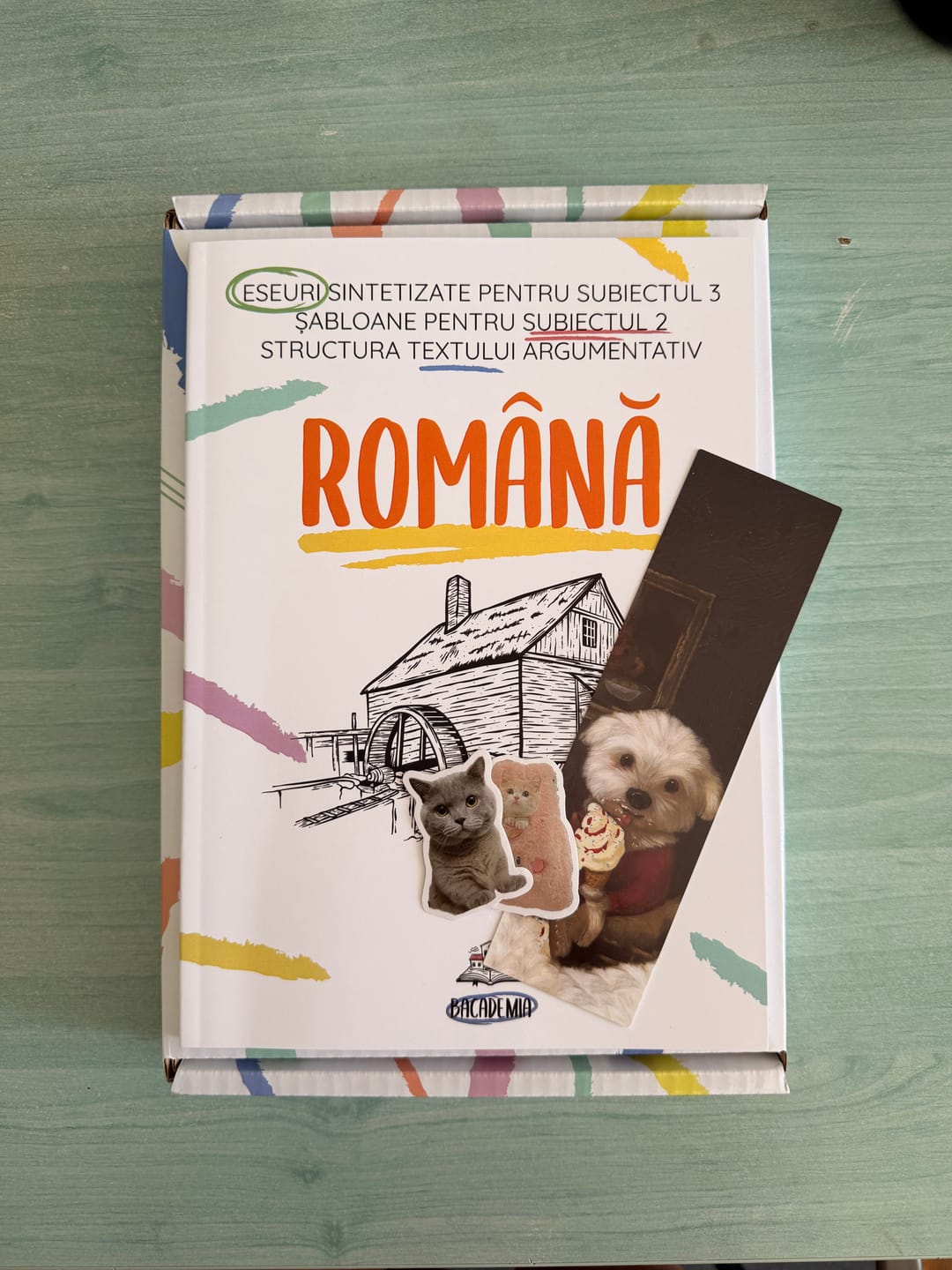 Customer photo review of Carte Română Bacalaureat Bacademia (temă și viziune, caracterizare, relație) - Ediția II
