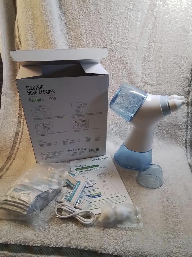 Customer photo review of Limpiador Nasal Eléctrico para Respirar Mejor