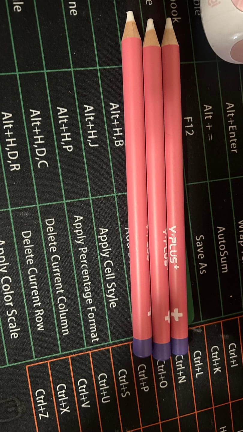 Customer photo review of Detail Eraser Pencils with Sharpener