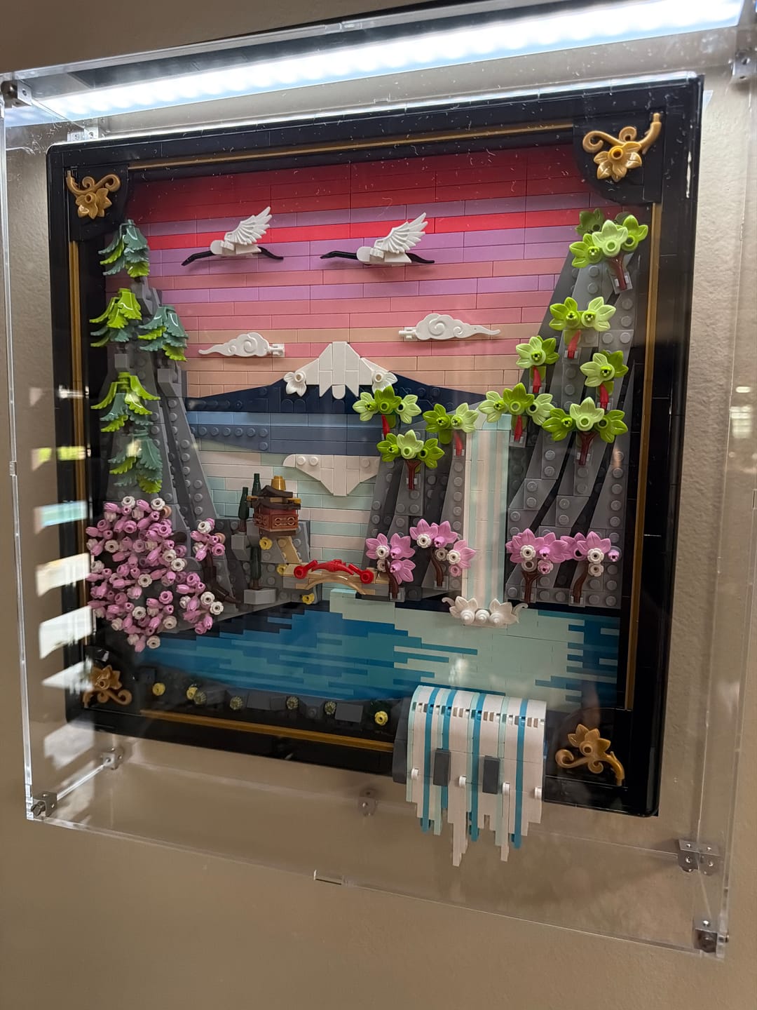 Display Case for LEGO® 31218 Art Japanese Cherry Blossom Landscape