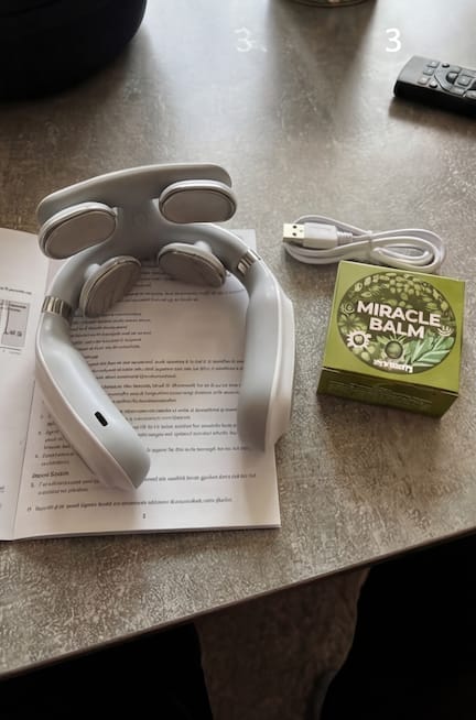 Customer photo review of HeatCurePro 2.0 – Professionelle Tiefenwärme-Massage für deinen Nacken
