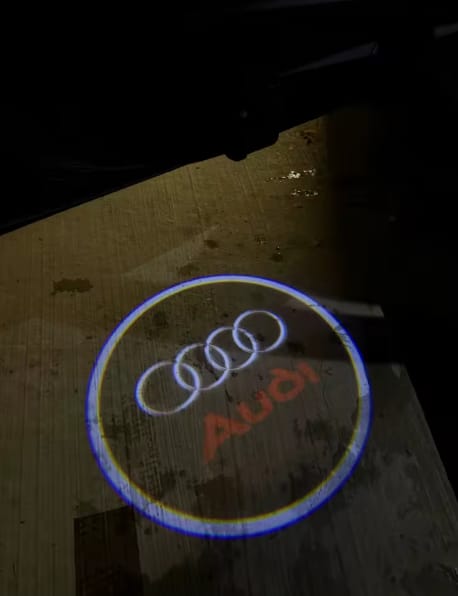Customer photo review of Proyector Led Logo Personalizado 2 Piezas