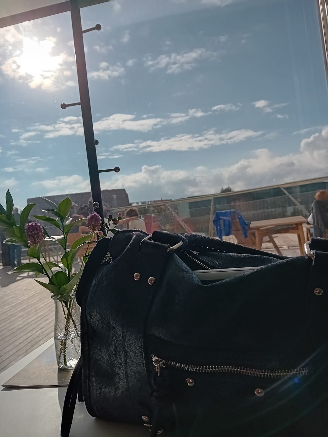 Customer photo review of It girl bag Navy silver