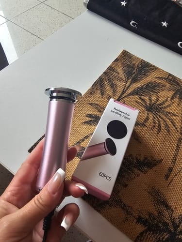 Customer photo review of ALMALILA™ Lima Eléctrica – Pies Suaves y Lisos