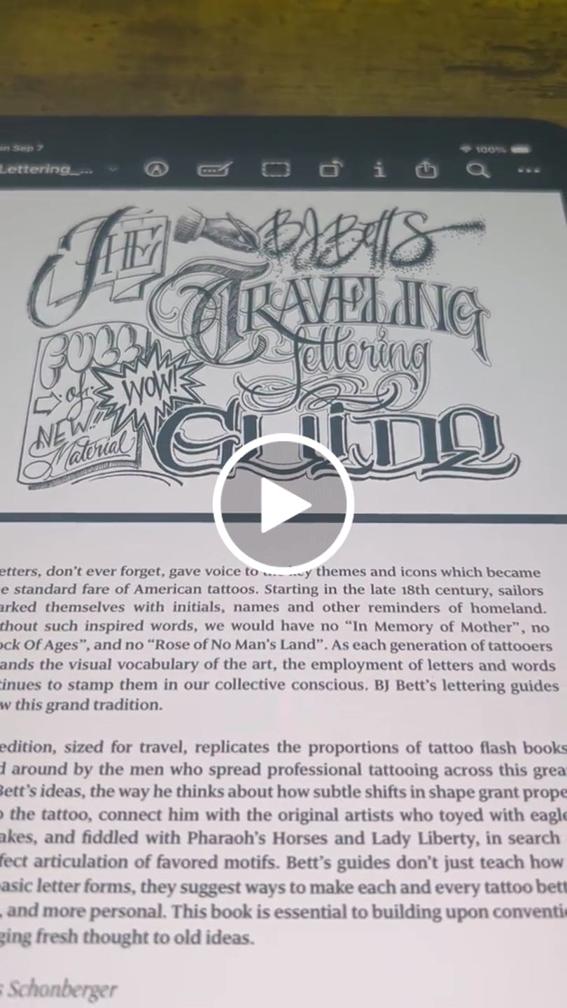 Customer video review of Lettering Guides 4-5