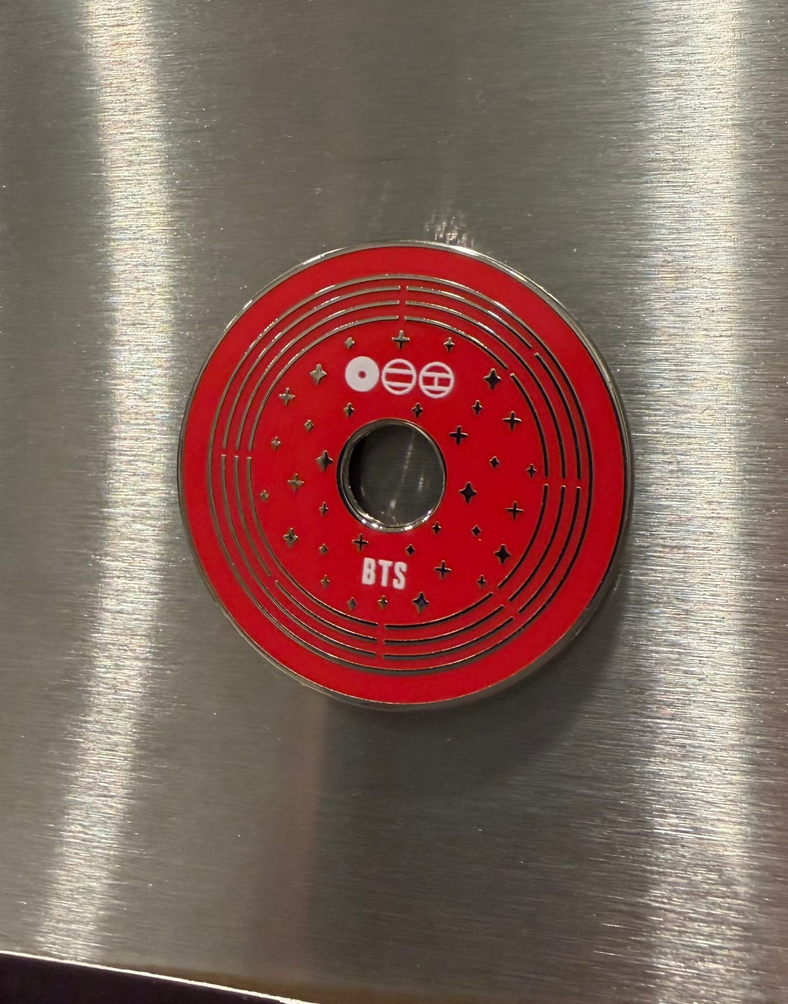 Customer photo review of BTS Arirang CD Magnet