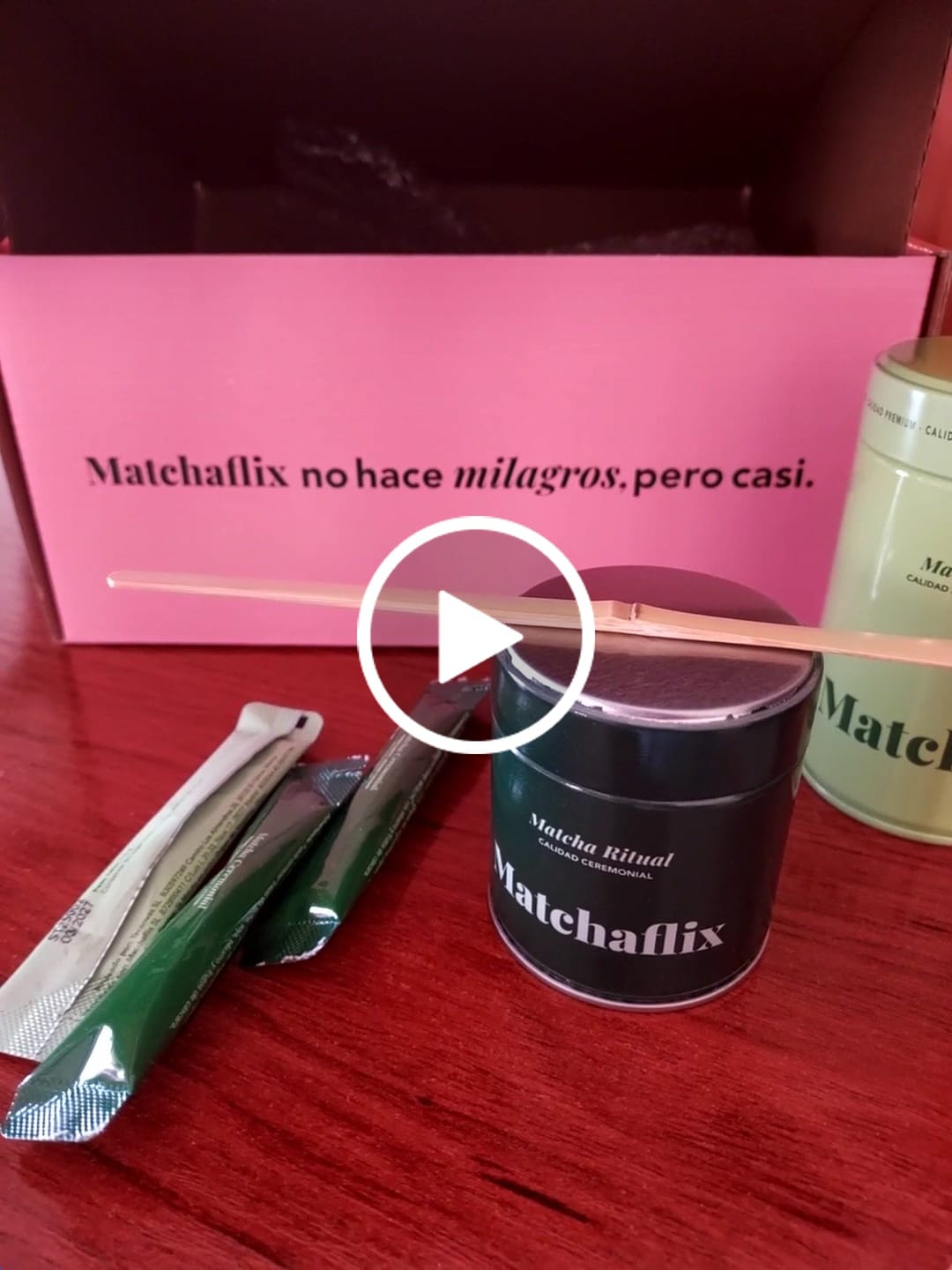Customer video review of Vaso Oficial de Matchaflix