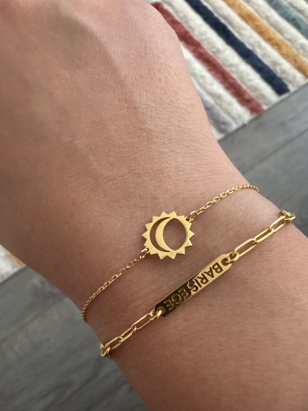 Customer photo review of Ay Güneş Bileklik