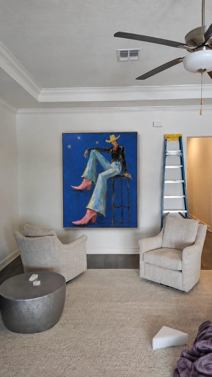 Customer photo review of Western Pop Art｜Blue Night Star Rest