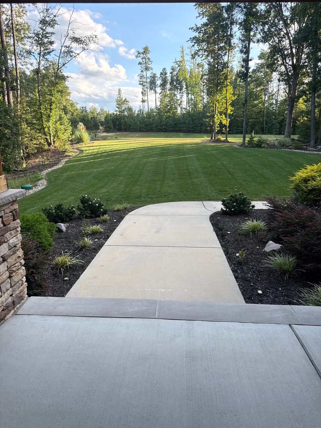 Customer photo review of Broominator — Turn Any Mower Into a Striping Machine